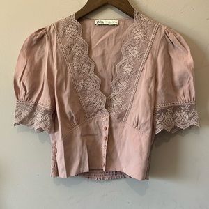 Zara Button Up Blouse